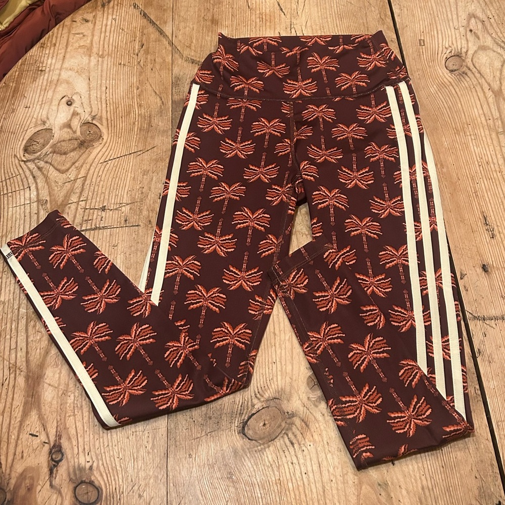 Adidas X Farm Rio Palm Tree Print Leggings